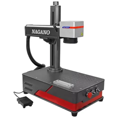 Máquina de Gravação Laser Metais Fiber Mini 30w Portátil - E034616