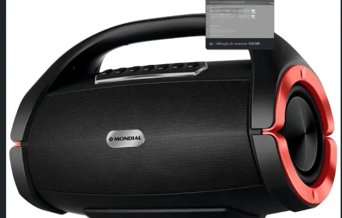Caixa de Som Mondial Speaker Monster Sound - Bluetooth Portátil 150W USB