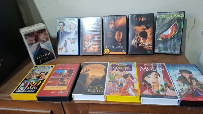 Titulos em VHS em perfeito estado - originais