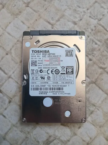 HD 500Gb Para Notebook ou Case Externo, apenas 80,00