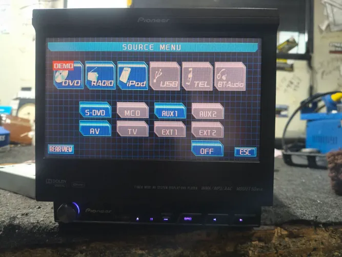Dvd pionner avh-p5150dvd