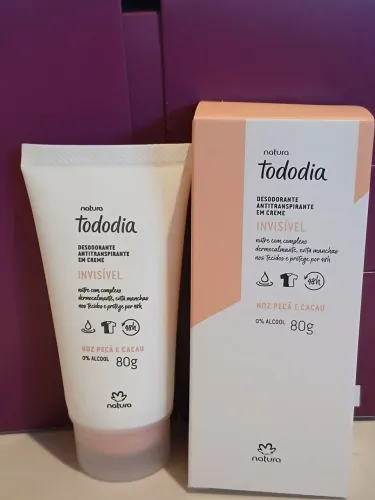 Desodorante Antitranspirante em Creme Natura Todo dia Invisível