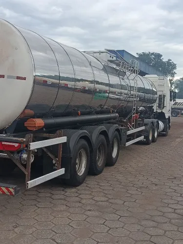 Carreta Inox térmica 35 mil litros
