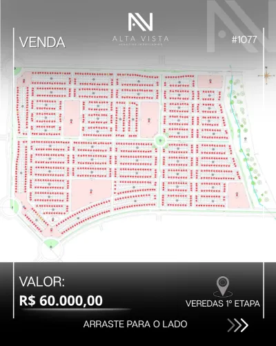 TERRENO PARA ASSUMIR PARCELAS - LOTEAMENTO VEREDAS DO RIO BRANCO | ETAPA 1