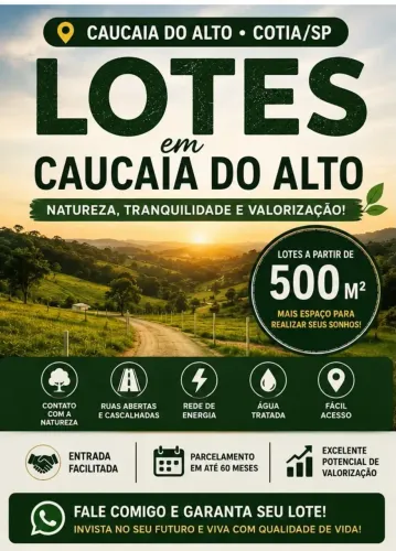 Imóvel para venda tem 500 metros quadrados em Centro (Caucaia do Alto) - Cotia - SP
