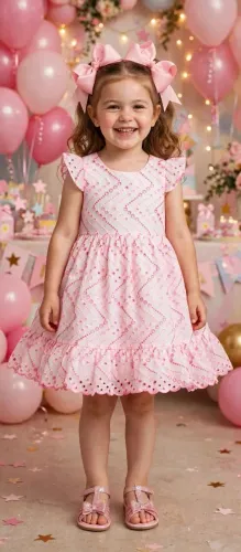 Vestido em laise