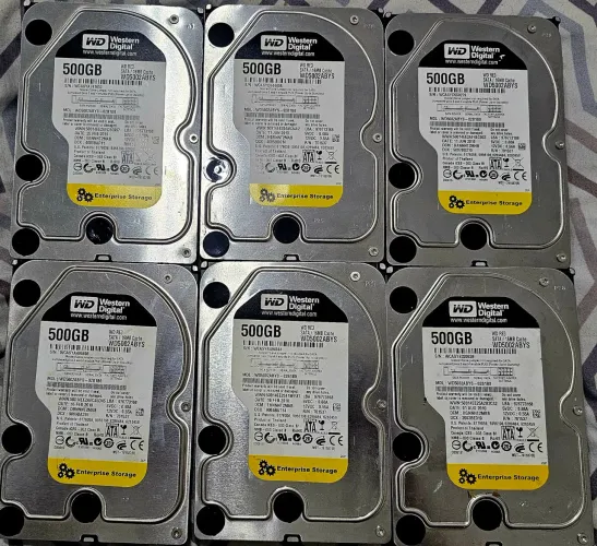 HD Western Digital RE3 Enterprise 500GB SATA 7200RPM para Servidor/CFTV