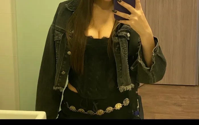Jaqueta jeans preta