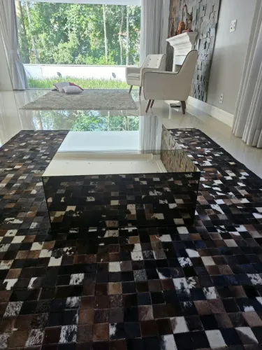 Mesa de centro espelhada bom estado