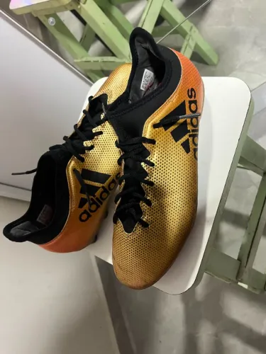 Chuteira Adidas X 17.3 FG Dourada Original Tamanho 42 - Campo - Bom Estado