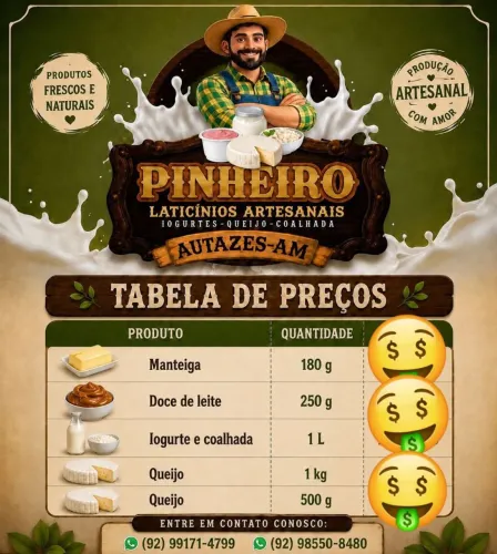 Produtos naturais direto de AUTAZES