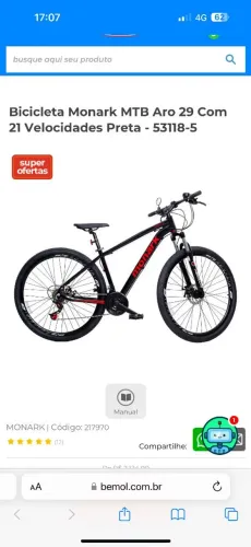 Bicicleta Nova oferta pra levar