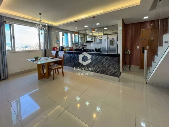 Cobertura à venda no Caiçara, Belo Horizonte, com 3 quartos 2 vagas