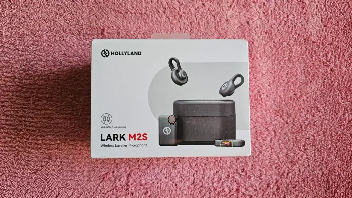 Hollyland Lark M2S Combo (Camera RX+USB-C RX+ Lightning Cable) Microfone de Lapela Sem Fio