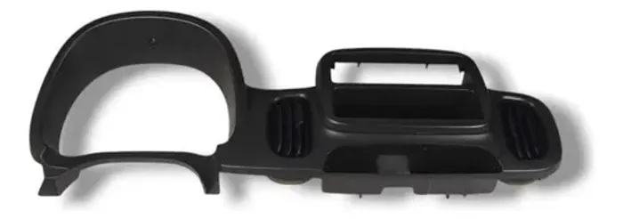 Moldura Painel Tabelier Rádio Fiat Mobi 2022 100227885 Preto