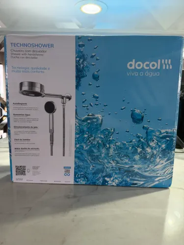 Chuveiro Docol Technoshower com Desviador Cromado - Novo/Lacrado 