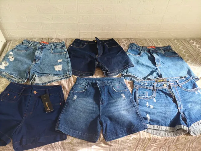 Promoção jeans short feminino