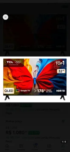 Smart TV Samsung 32" (modelo