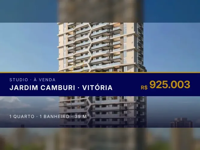 Studio Sofisticado em Jardim Camburi: Ideal para Vida Dinâmica!