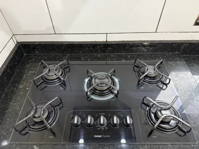 Fogão cooktop 5 bocas