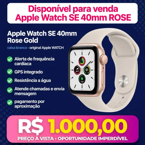 Vendo Apple Watch SE 40 MM
