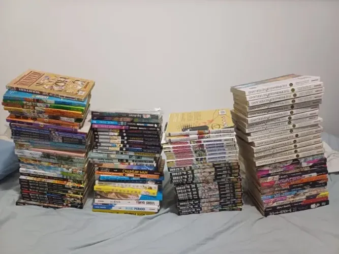 102 Mangás (One Piece, Dragon Ball, Naruto)