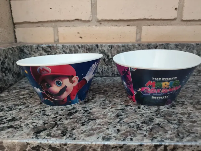 Tigela super Mario Galaxy (lote 2 unidades)