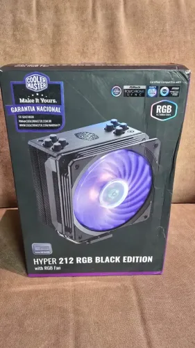 Air Cooler CoolerMaster Hyper 212 RGB Black Edition
