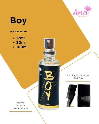 Perfume Amei Cosméticos Boy 17ml