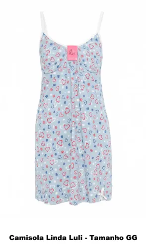Camisola Linda Luli GG ? Confortável ? Tecido Macio ? Ótimo Preço
