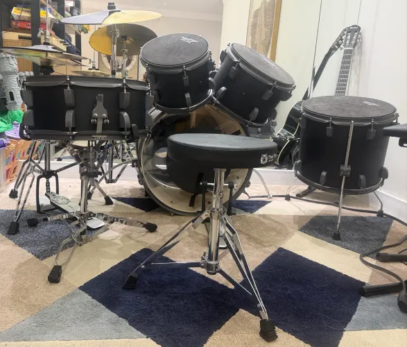 Bateria Odery The Tiger Matte Black semi-nova