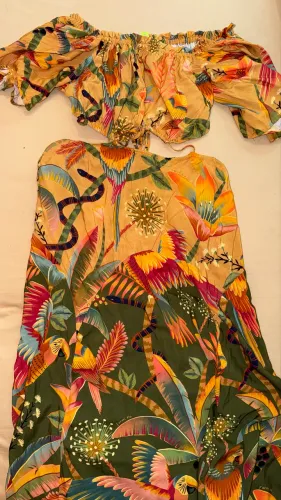 vestido lindo da FARM original TAM P