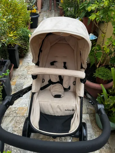Carrinho Safety 1st Trio Mobi Bege