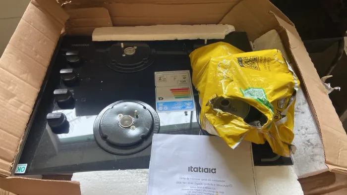Cooktop fogão Itatiaia Essencial 4 Bocas Bivolt Preto