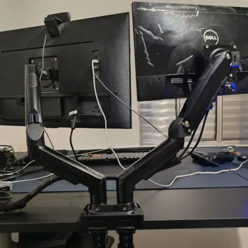 Suporte Duplo para Monitores - Perfeito para Home Office