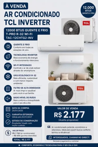 Ar condicionado TCL Inverter