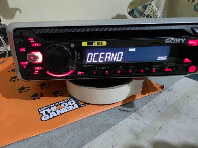 Rádio Sony cdx g1050u.com Bluetooth pelo axilia 