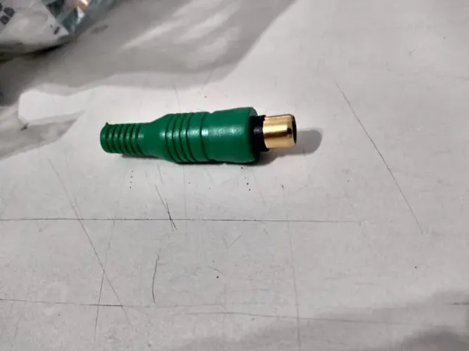 CONECTOR PLUG RCA FEMEA PLÁSTICO (lote 180 pçs)
