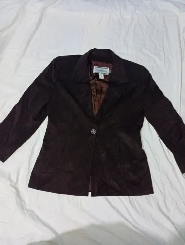 FRETE GRÁTIS, Blazer Feminino Social Marrom Escuro - Veja TABELA DE MEDIDAS P REFERENCIA
