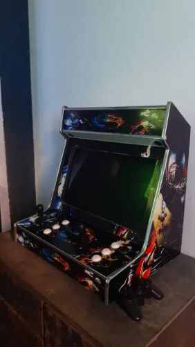 Fliperama batocera multijogos tela de 22 lcd