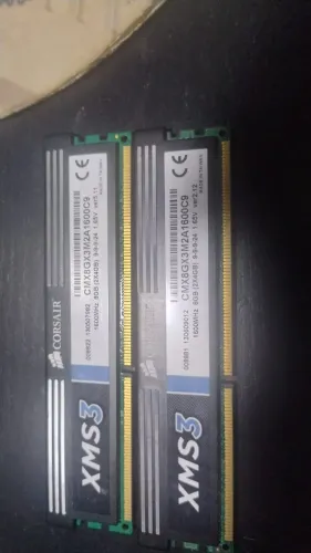 8gb memoria ddr3 2x4gb corsair cmx8gx3m2a1600c9