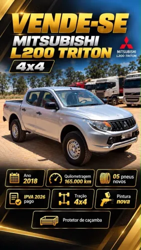 Mitsubishi L200 Triton GLX 3.2 CD TB Int.diesel MEC 2018