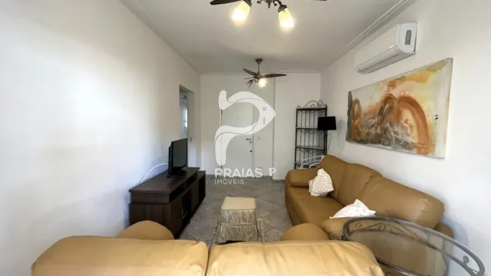 Apartamento mobiliado, 3 dormitórios, Pitangueiras, Guarujá