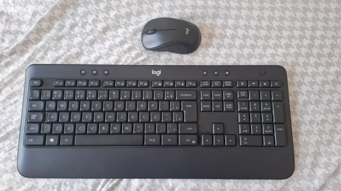 Combo Teclado e Mouse sem fio Logitech MK540 com Teclado com Apoio para as Mãos