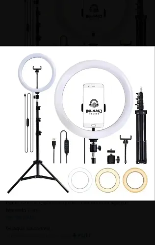 Anel De Led Ring Light 10 Pol 26cm