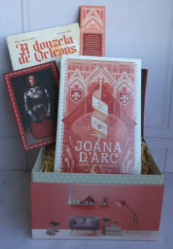 Box completo Joana D'Arc Minha Biblioteca Católica 