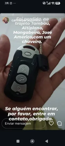 CHAVES PERDIDAS