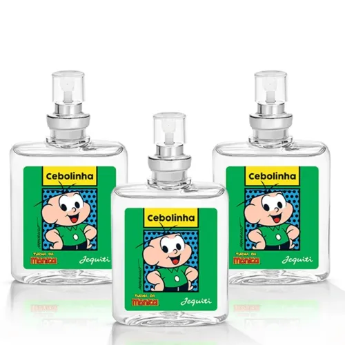 Kit 3 Perfumes Cebolinha Jequiti 25ml