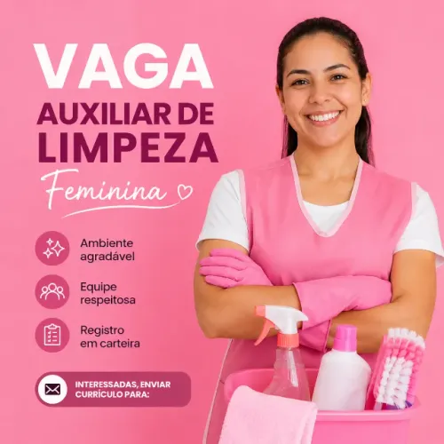AUXILIAR DE LIMPEZA FEMININO
