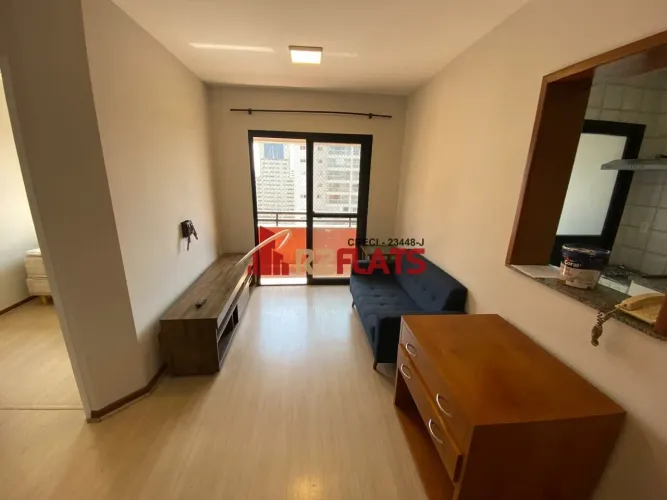 Flat para morar ou investir em Berrini, com tudo perto e fácil de alugar!